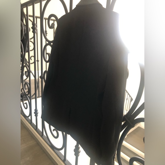 Generation, love, black blazer with vegan leather piping🖤 - Picture 8 of 11